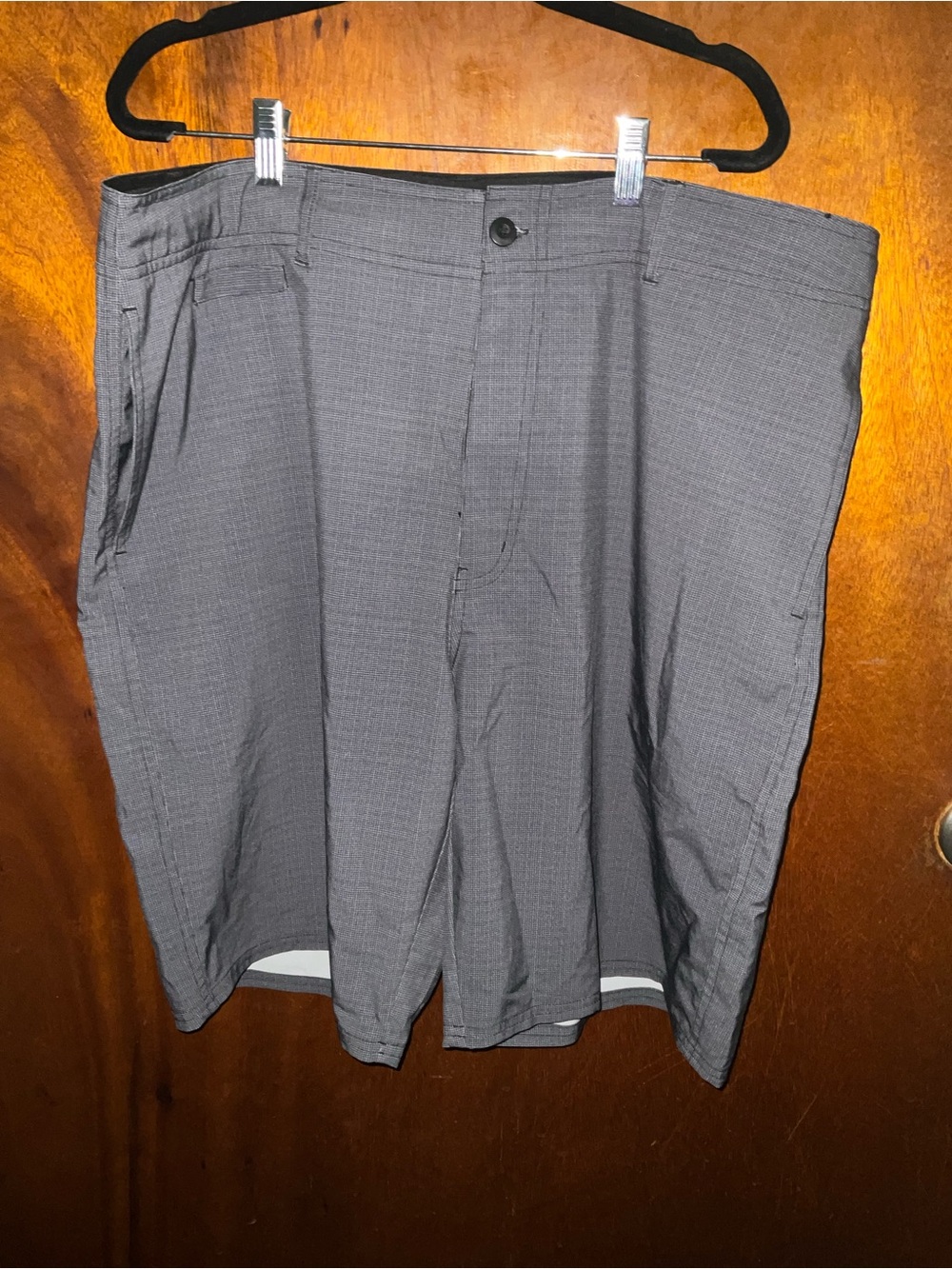 Ocean Current Men's Gray Flat-Front Shorts
